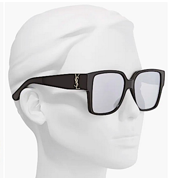 SAINT LAURENT 55MM Oversized Square Sunglasses black - Picture 5 of 12